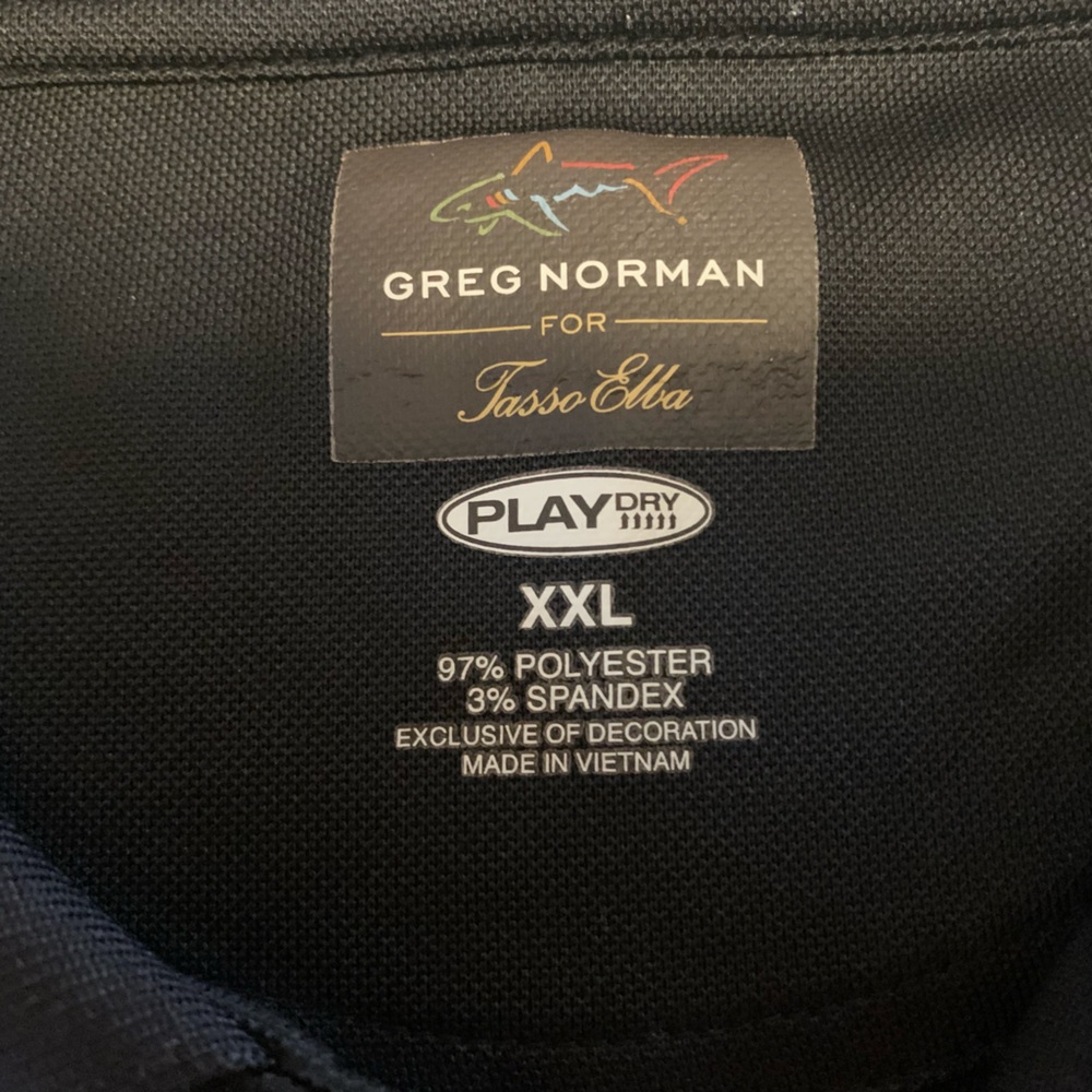 Greg Norman Collection Black Polo Shirt - Picture 5 of 6